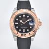 New Men's Mechanical Watch Silicone Belt Automatic Movement Fashion Business Waterproof Mechanical Watch High-end Men's Watch