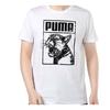 Puma Graphic Tee Box Logo, Life Series, Short Sleeve Men Tops White 598245-52