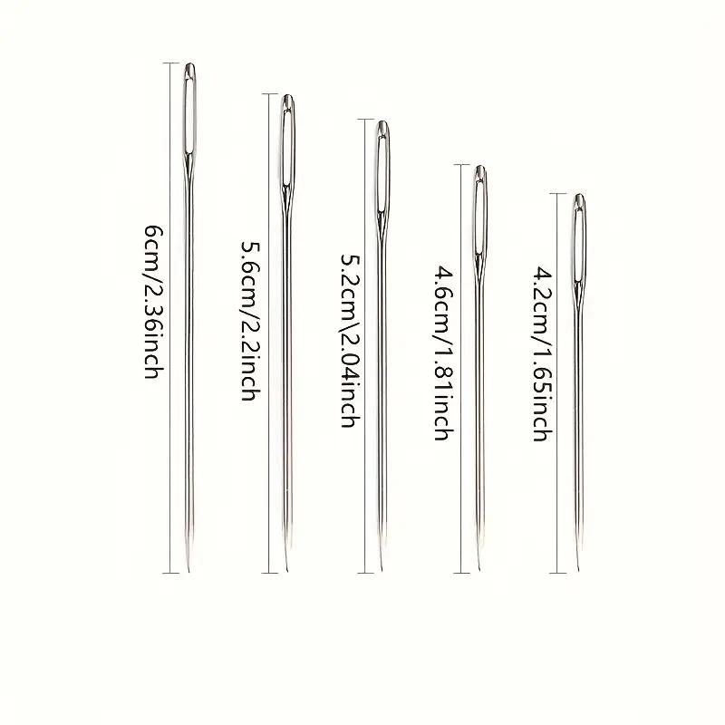 25 Stück Schwerlast-Handnähnadeln Set - Nadeln für Polster, Leder, Teppich Leinwand Reparatur