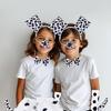 3/4/7Pcs Dalmatian Puppy Costume Set Animal Fancy Dress Costume Kit Accessories for Christmas Halloween Cosplay Party