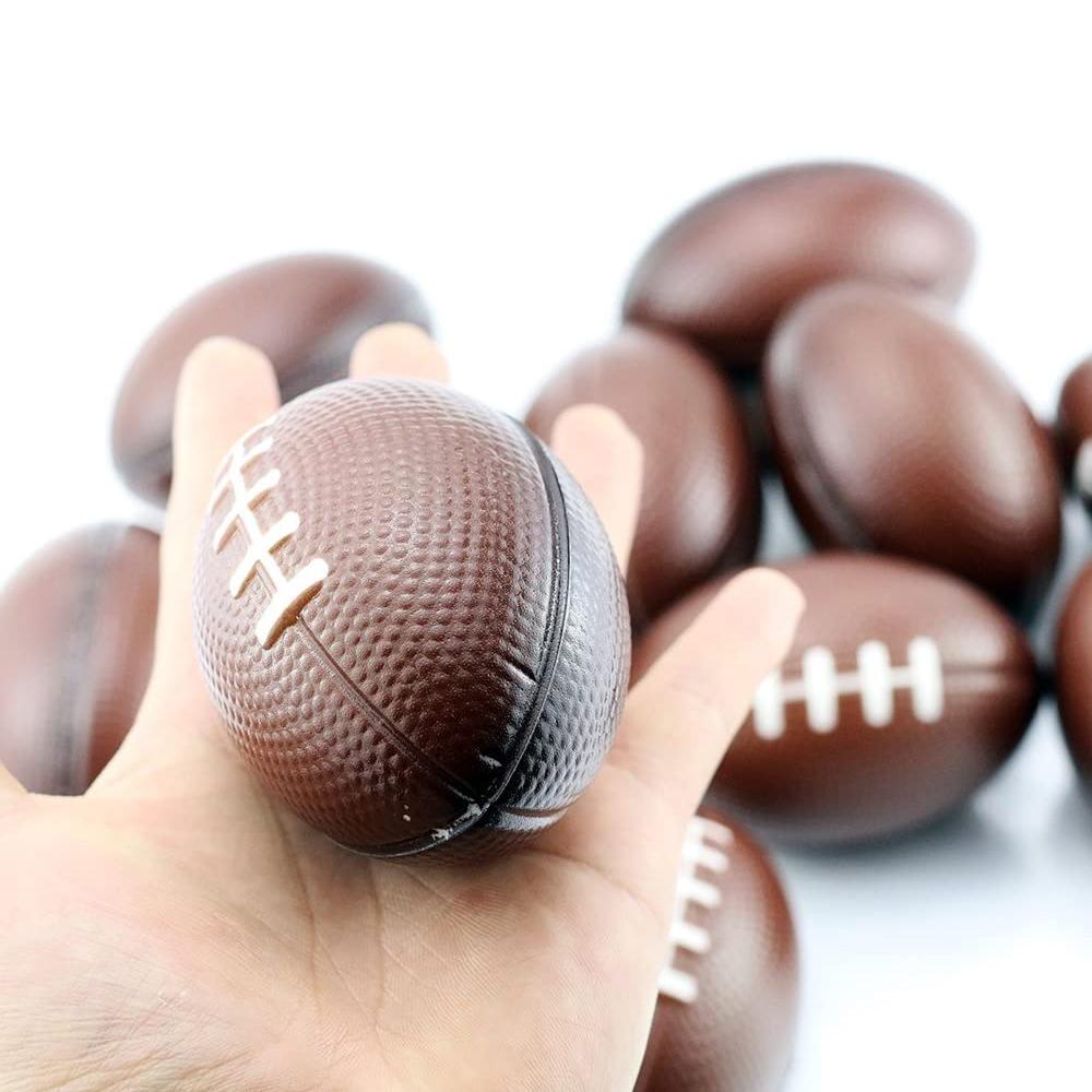 Football Party Squeeze Foam Toy Balls Mini Football Rugby Squeeze Ball Squeeze Balls Stress Balls