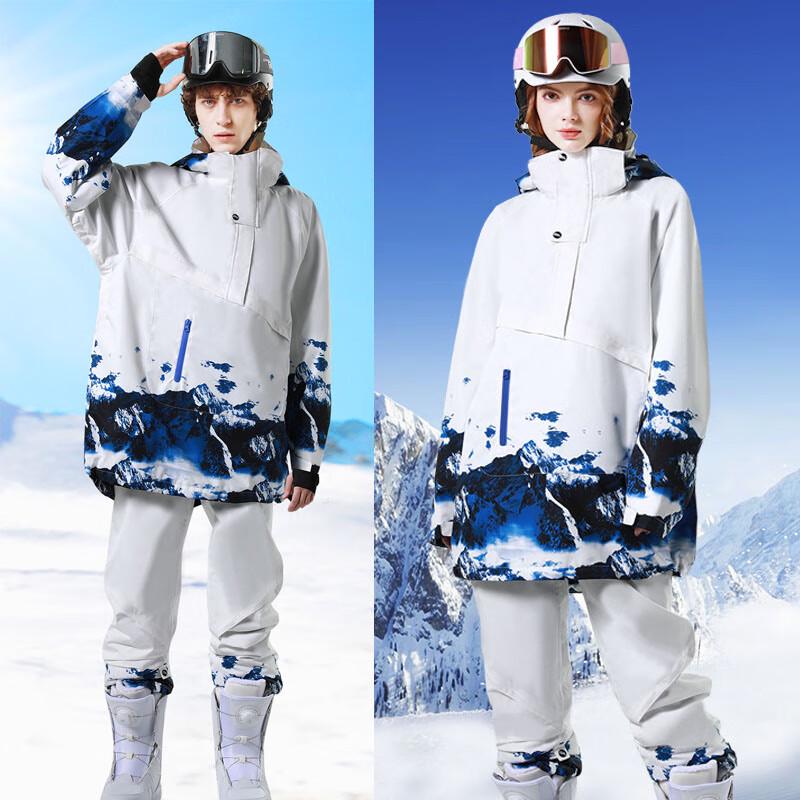 Phibee Unisex Windproof Waterproof Ski Suit