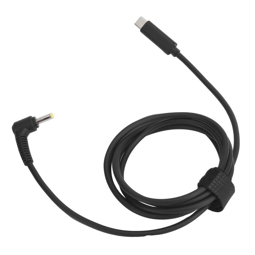 DC4.0 X 1.7mm 3A TYPEC Male Fast Charging Cable Portable 150cm Length for Laptop Power Supply