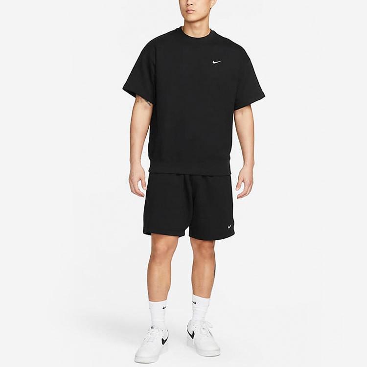 Nike Brand Logo Men's Casual Short-Sleeve T-Shirt in Black
