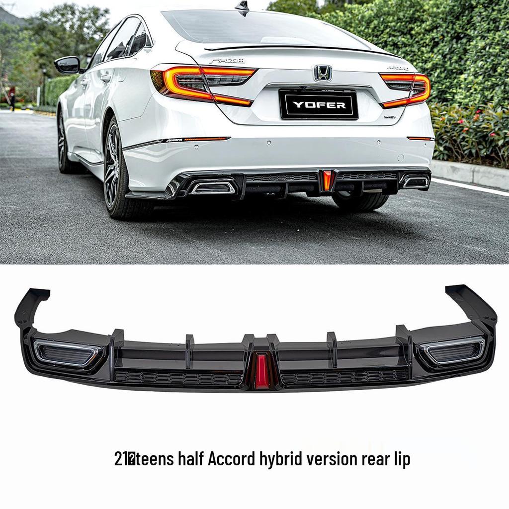 10th-Gen Accord Hybrid '22 YOFER Rear Lip, Spoiler & Bumper Kit