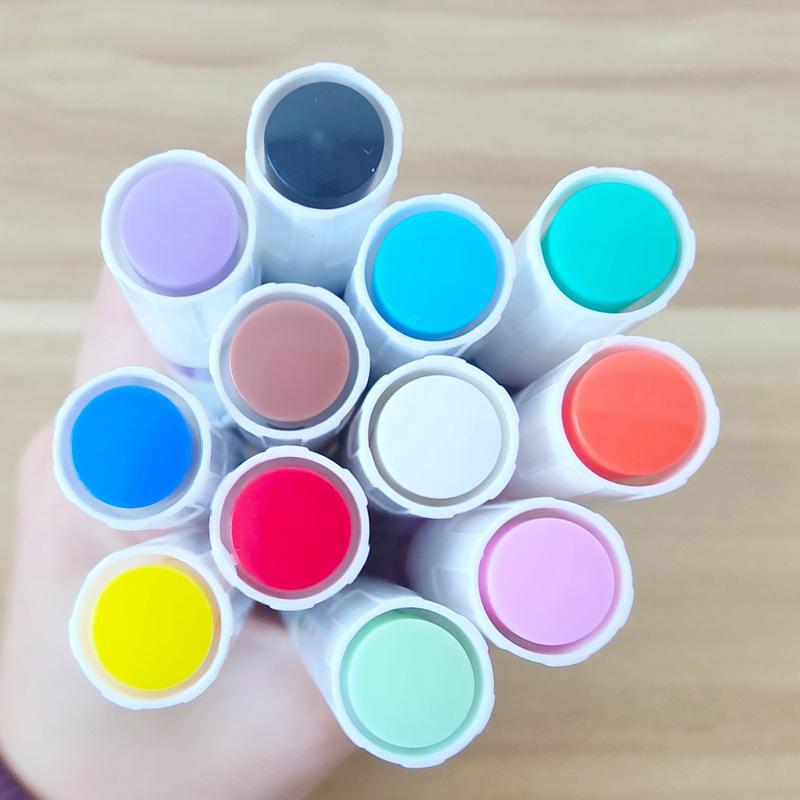 18-Color Dual-Tip Acrylic Markers for Kids - Art, Coloring, and School Supplies