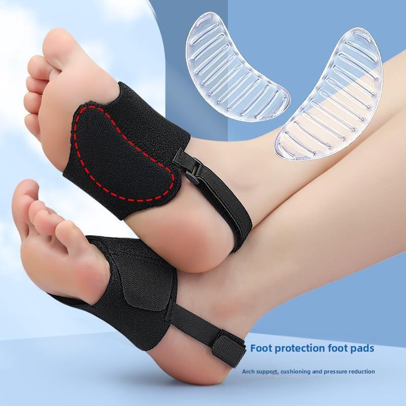 

Подушечки для свода стопы мужские и женские поддержка высокого свода стопы амортизирующая подушечка для центральной части стопы для плоскостопия внутренняя и наружная ортопедическая подушечка в форме восьмерки one size fits all чёрный