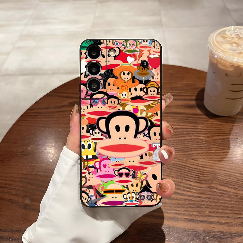 Fashion Logo P-Paul F-Frank Phone Case For Samsung S26 S24 Ultra S25 S23 Fe S22 S20 S21 Plus A54 A34 A53 A16 Back Cover