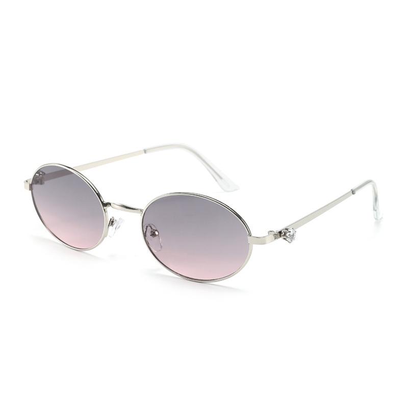 Hip Hop Oval Sunglasses Women Rhinestone Diamond Decoration Fashion Luxury Glasses Simplify Designed Unisex Shades