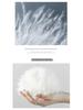 Mom's Lightweight White Duck Down Winter Jacket - Stand Collar, Loose Fit, Warm Fashion Coat for Middle-Aged Women