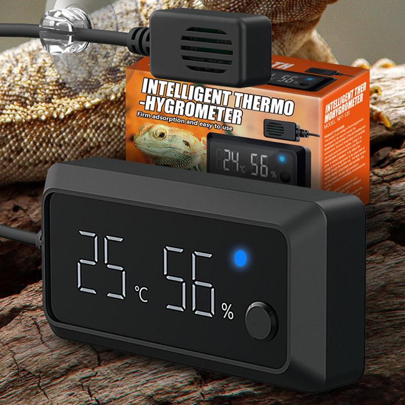 Reptile Temp And Humidity Gauge Digital Hygrometer Humidity Gauge Digital Reptile Temp and Humidity Gauge Hygrometer for Reptile