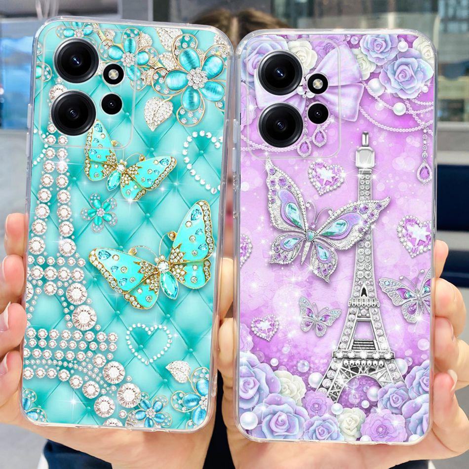 For Xiaomi Redmi Note 12 Global Stylish Phone Case Soft Silicone TPU Back Cover For Redmi Note 12 Pro 4G Note12 12Pro