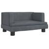 VidaXL Children's Sofa Dark Grey 60x40x30 Cm Velvet 3196319