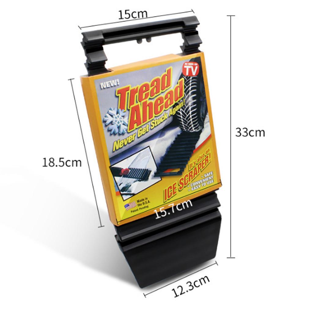 Tapete de Tração Automática Placa Antiderrapante para Pneu Auxílio de Pegada Compacto para Carro Neve Lama Areia Emergência