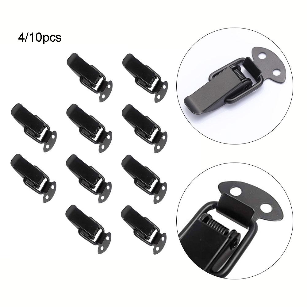 4/10PCS Toggle Latches Spring Loaded Clamp Case Box Latch Catch Clasp Toggle Lock Lever Clasp Closures Crate Lock Snap Lock