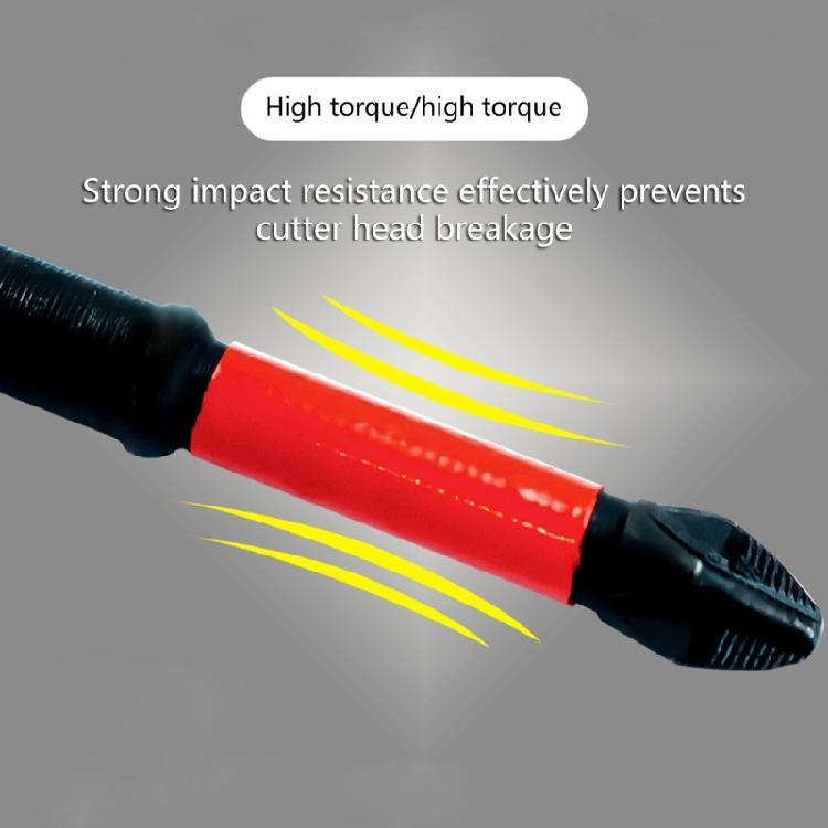 6/12Pcs Magnetic Screwdriver Bit with Anti Slip Grip Impact Driver Bit for Reliable Use In Various Repair Scenario