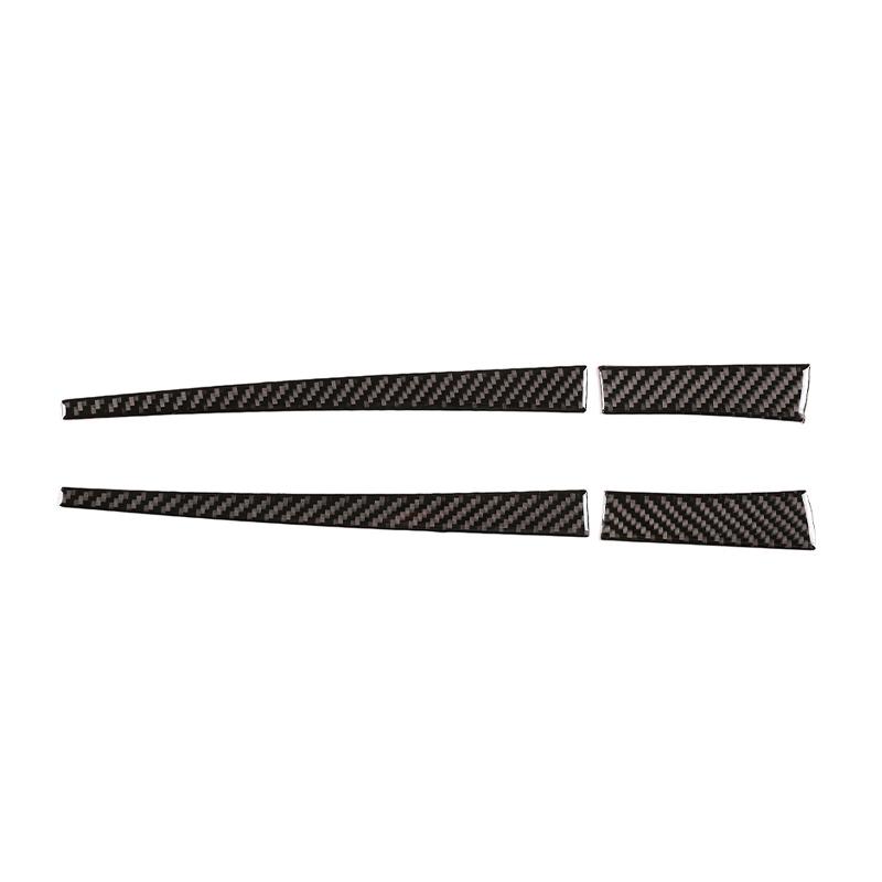 Soft carbon fiber Car center gearbox decorative frame sticker Dashboard Window Lift Panel Suitable for Toyota Hilux 2015-