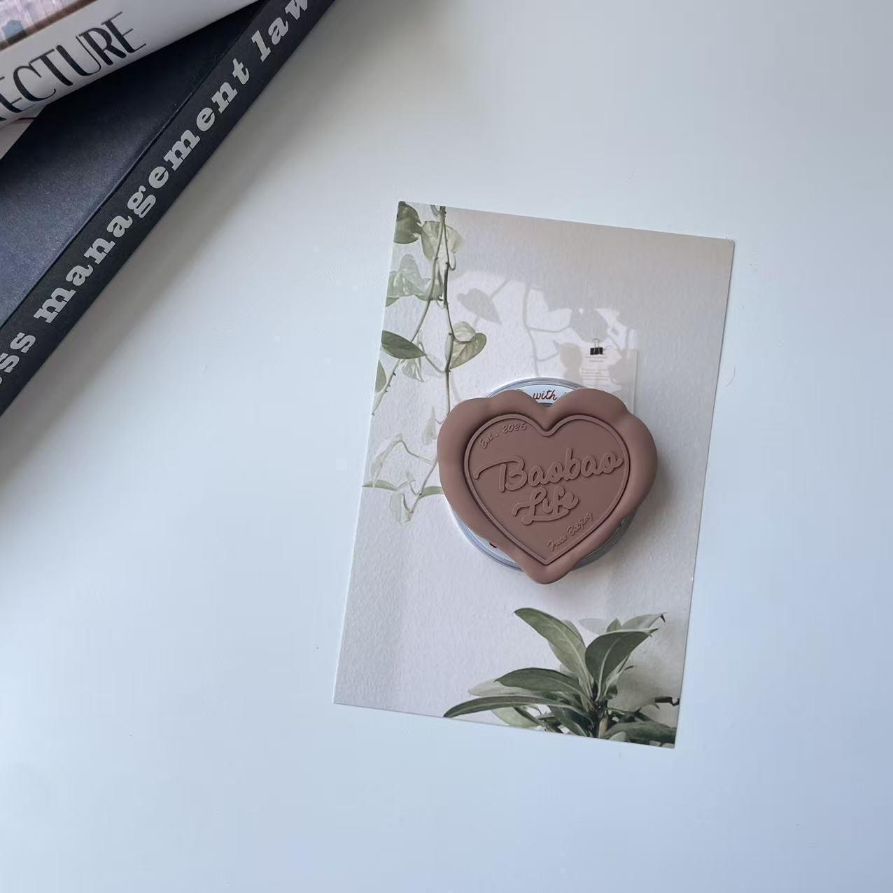 

3D Cartoon Heart Magnetic Phone Holder, Magsafe Compatible Stand