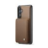JEEHOOD J05 For Samsung Galaxy S23 FE Case Leather Mobile Cover with Detachable Magnetic Card Bag