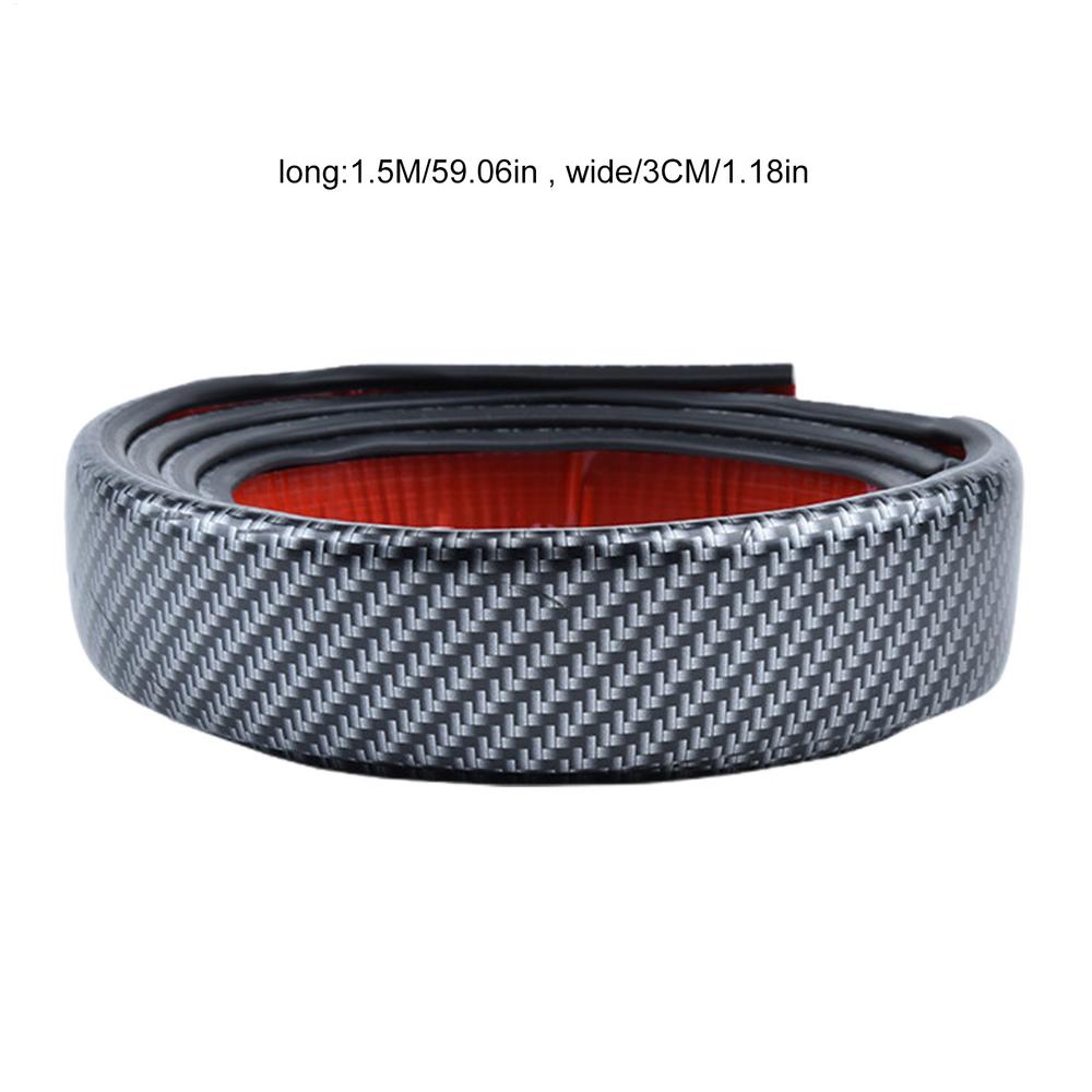 Universal Car Truck Body Fenders Flare Rubber Wheel Arches Eyebrow Lip Anti-scratch Strip Sticker Mud Flaps Guard Trim 1.5M*3CM