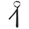 Casual Long Cashew Print Tie Soft Belt Narrow Tie Adjustable Hand Tied Men Necktie Unisex