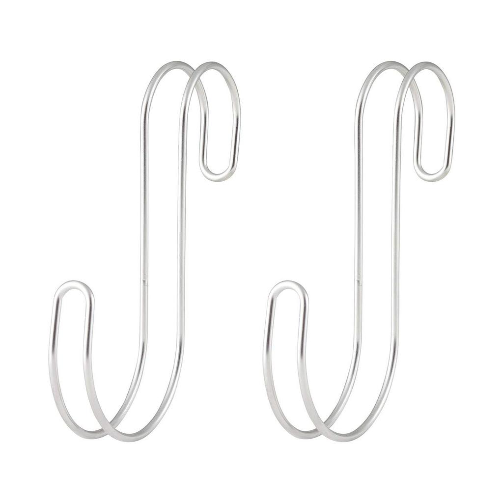 MUJI Stainless Steel 7 X X Product 38755609 S-Hooks, Large, 1.5 14cm, 2-Pack, Silver, Code