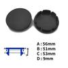 4pcs O.D.56mm for BBS Emblem Planar 55mm Stickers Car Wheel Center Hub Caps Acrylic Wheel Cover OEM 56.24.012