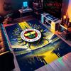 Tappeto Tappeto Orgoglio Fenerbahce per Soggiorno Camera da Letto Casa Decorazione Divano, Tappetino Antiscivolo per Giochi Bambini