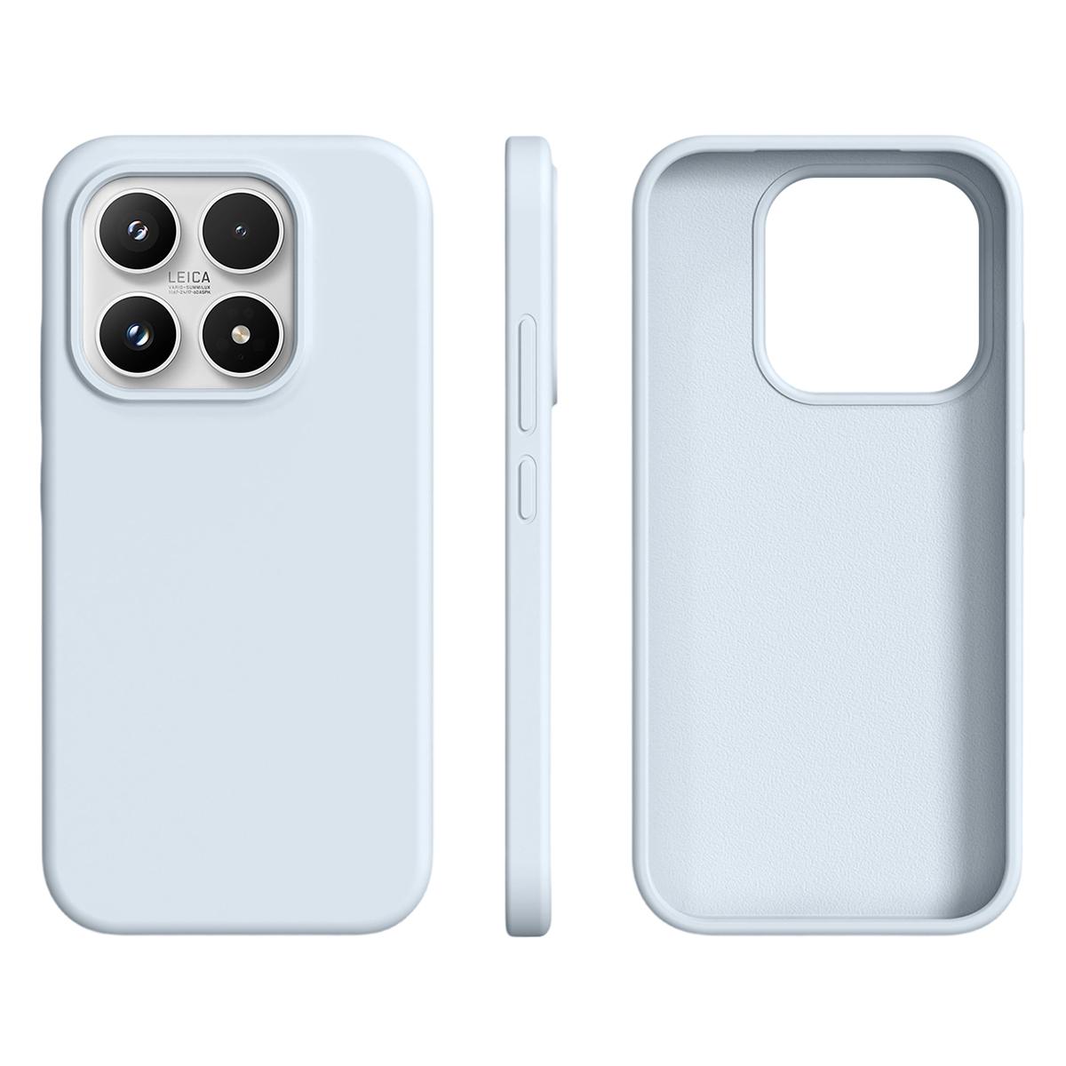 

Для Xiaomi 17 Чехол Ультратонкий Жидкий Силикон + ПК Чехол для Телефона с Кнопкой Управления Камерой с Сенсорным Управлением