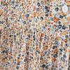 ZANZEA Damen Lässig Rundhals Locker Langarm Blumenmuster Kleid
