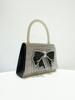 Elegant European & American Luxury Diamond Bow Evening Handbag