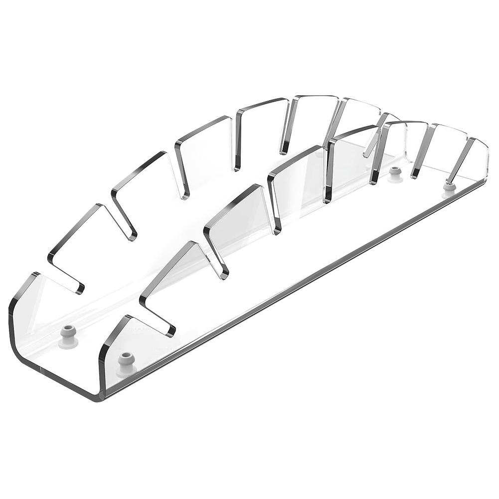 

Стойка для хранения шляп, акриловый органайзер для 7 бейсболок, подставка для шляп, для спальни, гостиной, шкафа, комода белый