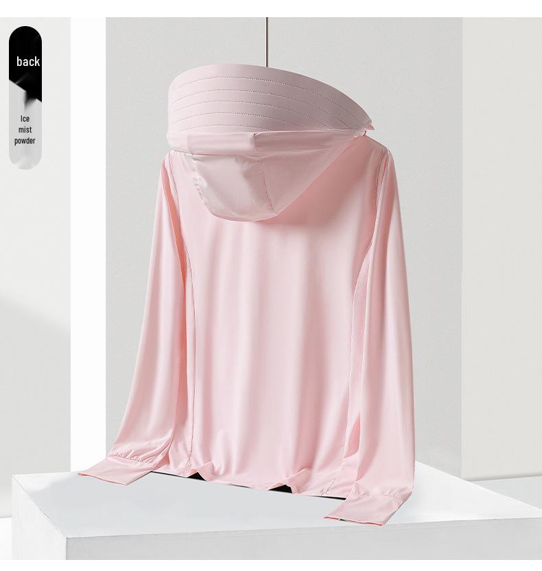 Original Detachable Brim Ice Silk UV Protection Breathable Summer Jacket for Women and Men
