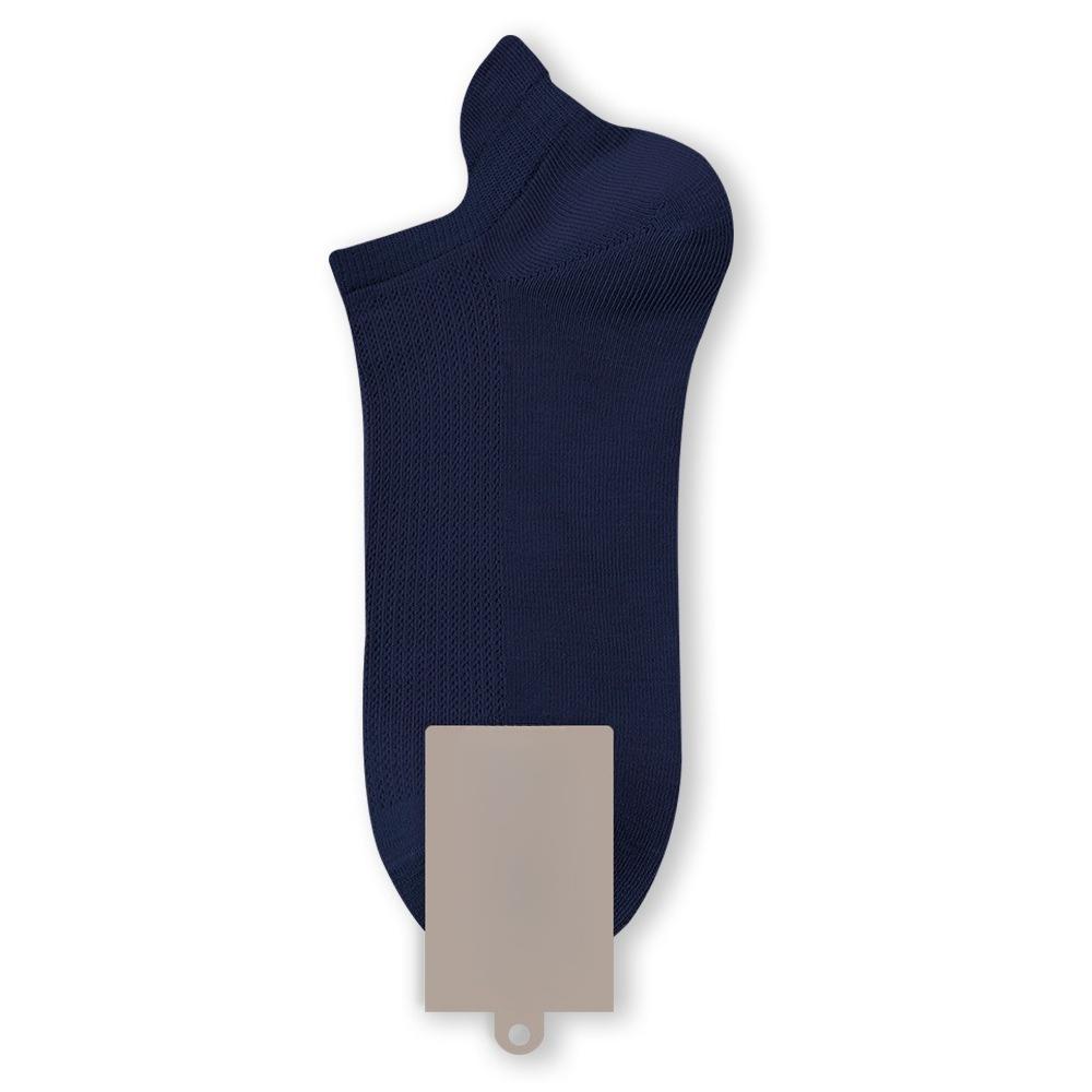 Men's Summer Thin Cotton Mesh Boneless Deodorant Sweat Absorbing Breathable Heel Socks