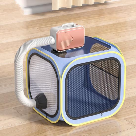 600W Dog Hair Dryer High Velocity Dog Blower Grooming Dryer with Heater Pet Hair Force Dryer for Small Cats Dogs