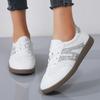 Women's Shoes for Women's Spring New Flat White Shoes Retro Shoes Casual Sports Shoes