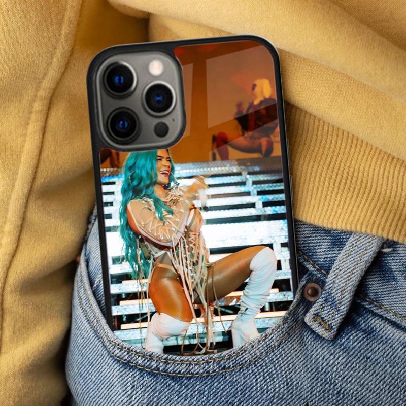 Hot KAROL G Soft Phone Case for iPhone 17 Air 16e Pro Max 15 Pro 13 14 Plus 11 12 MagSafe Magnetic Coque