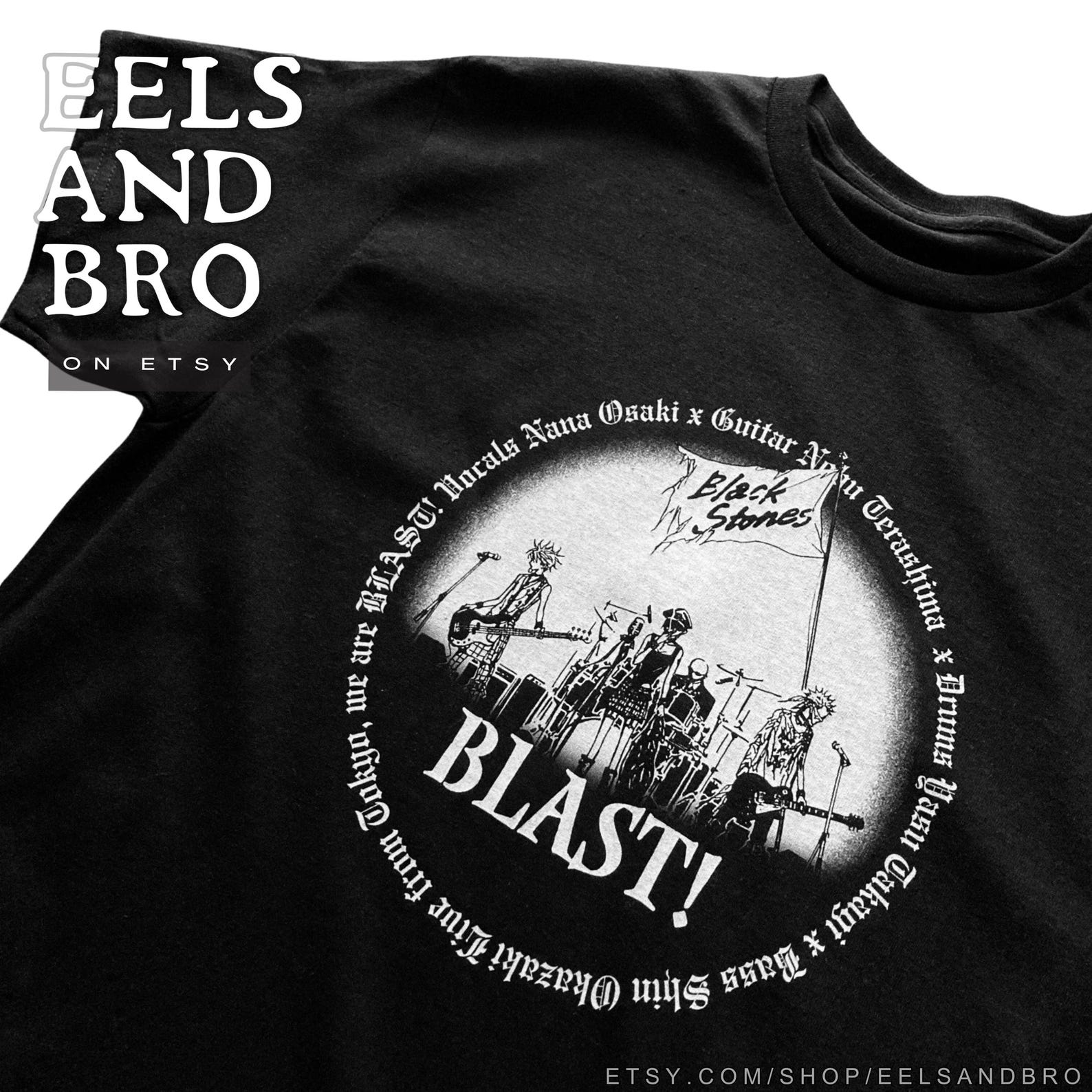 Black Stones - Live from Tokyo - (choose your cotton t-shirt) M