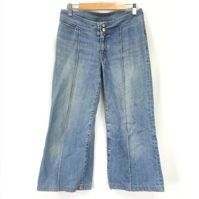 Levi’s Κοντό Φαρδύ Τζιν Παντελόνι W29 Εσωτερικό Μήκος 58cm Ανοιχτό Μπλε Ιαπωνία(ΜΕΤΑΧΕΙΡΙΣΜΕΝΟΣ)