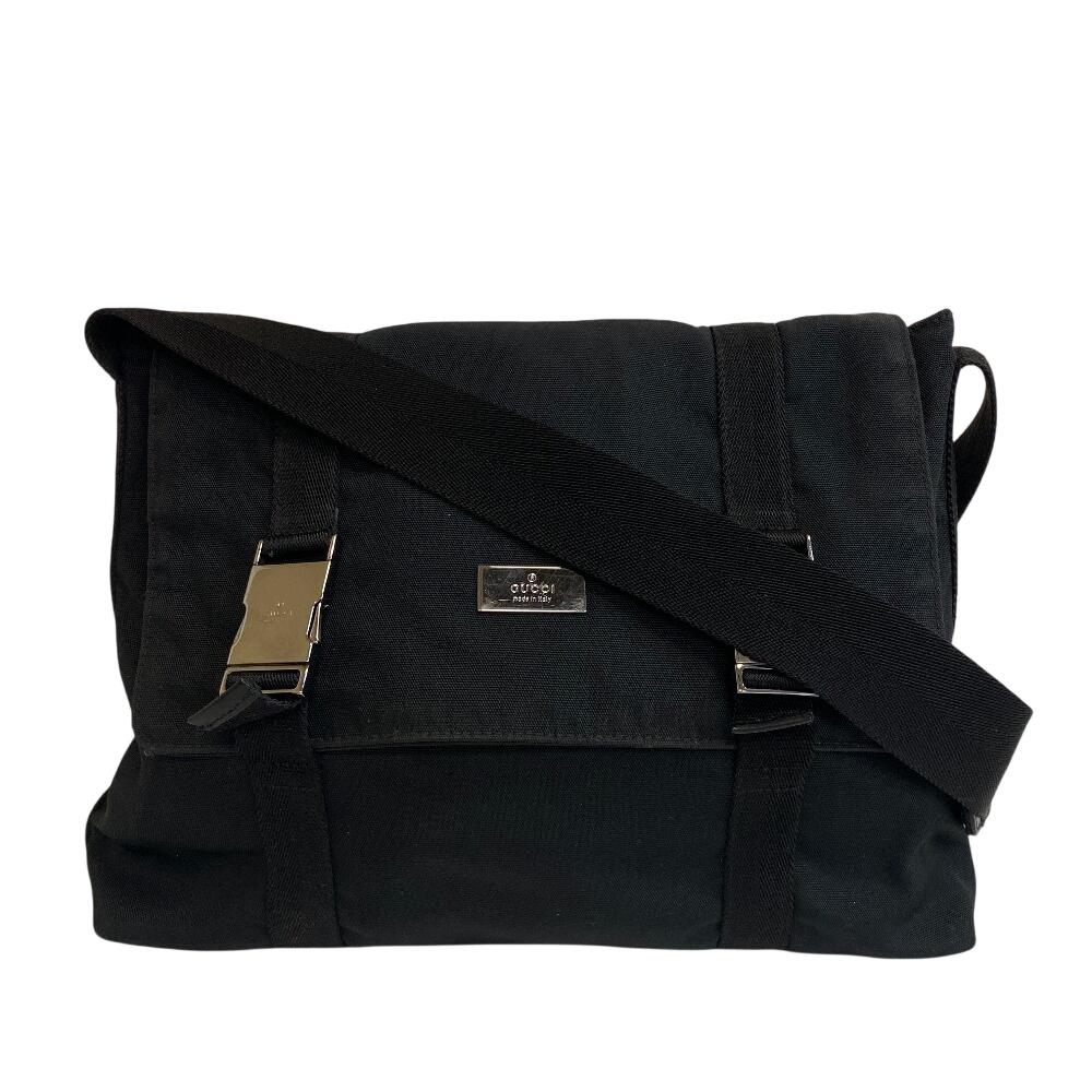 

GUCCI 122373 Nylon Shoulder Bag black Nylon unisex Used