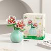 Preserved Flower Bonsai & Rose Succulent Building Blocks - Compatible with LEGO