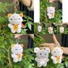 Adorable Plush Lucky Cat Keychain Cute Soft Toy For Couples Bag Accessories Gift