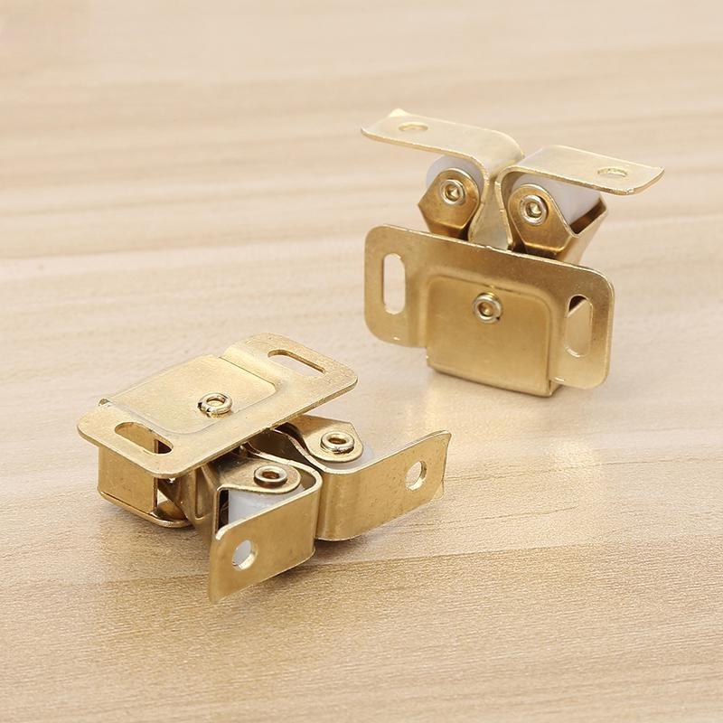 NAIERDI 2PCS Magnetschrank Fänge Türstopper Dämpfer Puffer mit Schrauben Möbelbeschläge
