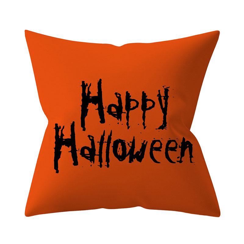 

Fall Halloween Pumpkin Pillow Case Waist Throw Cushion Cover Sofa Home Hot Decor H