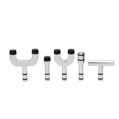5 pièces Tête de Massageur de Correction Osseuse Tête de Travail Instrument de Massage de la Colonne Vertébrale en Acier Inoxydable Adaptateur