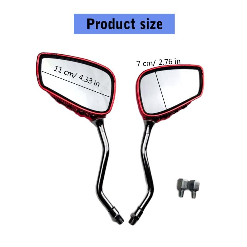 1 Pair Motorbike Rear View Scooters Motorcycle Rearview