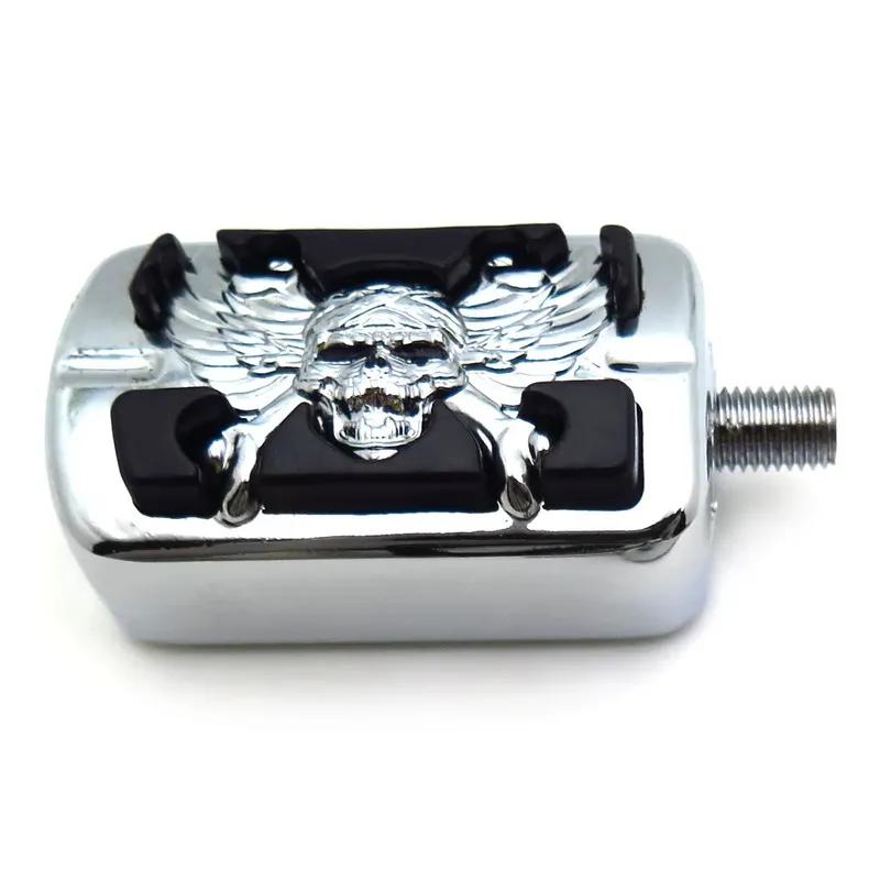 Motorcycle Willie Skull Shifter Foot Peg for Harley Davidson Electra Wide Super Low Glide Softail XLX CVO Fat Boy/Fat Bob