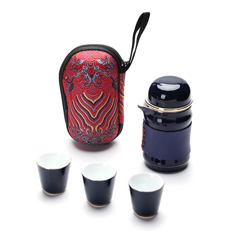 Yunyan Slim Waist Portable Ceramic Tea Set
