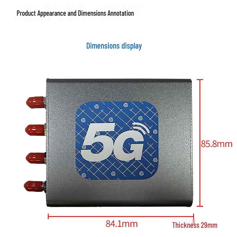 5G Industrial Router with Qualcomm X55, High-Speed Internet, Plug-and-Play, WEB Backend Support, Global Version