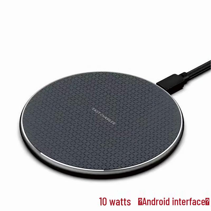 15W Wireless Charger Compatible with Apple & Samsung, 10W Desktop K8 Aluminum Alloy Charger